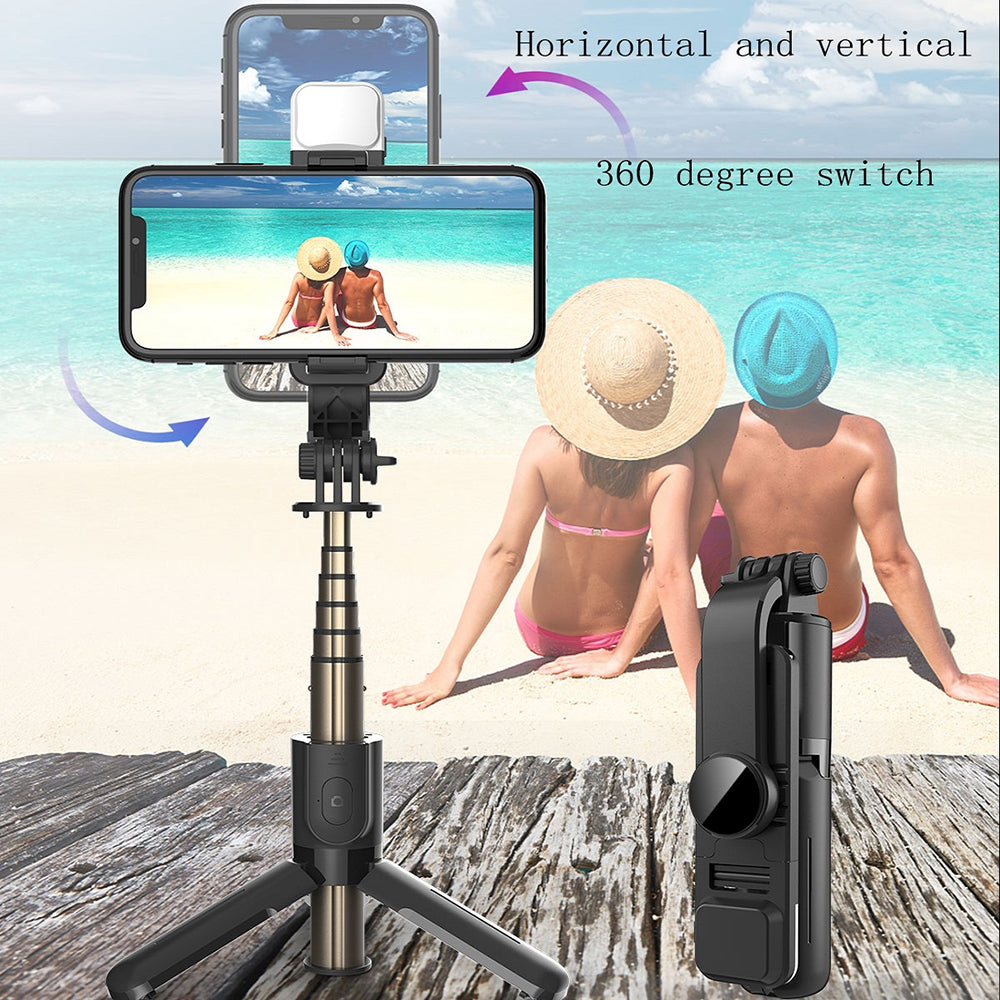 Selfie Stick Bluetooth Techsuit L11s, Univerzalan, Crn