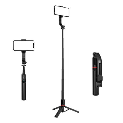 Selfie Stick Bluetooth Techsuit L12, Univerzalan, Crni