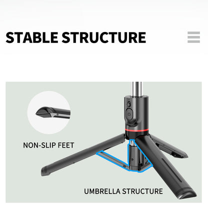 Selfie Stick Bluetooth Techsuit L13, Univerzalan, Crn