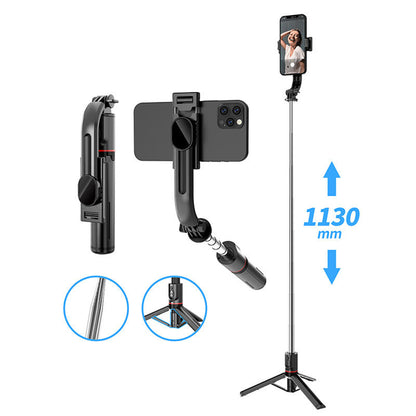 Selfie Stick Bluetooth Techsuit L13, Univerzalan, Crn