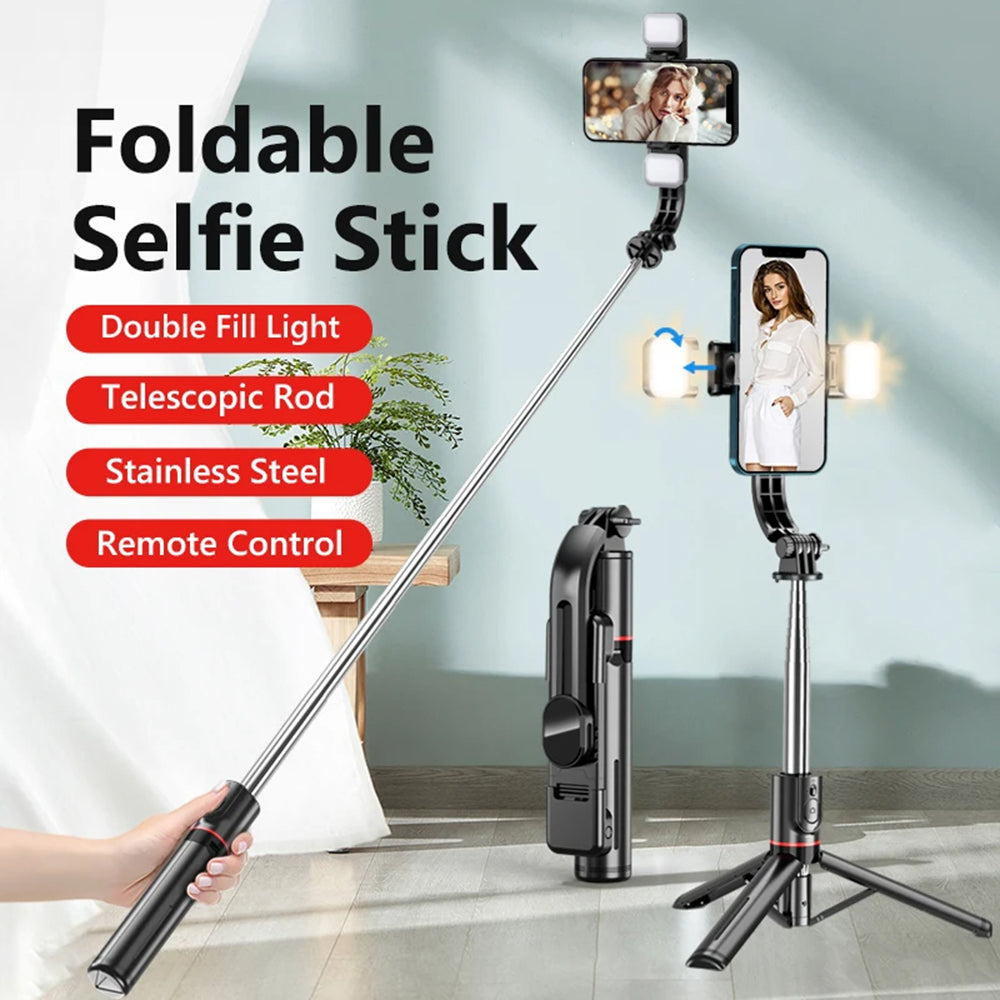 Selfie Stick Bluetooth Techsuit L13d, Univerzalan, Crn
