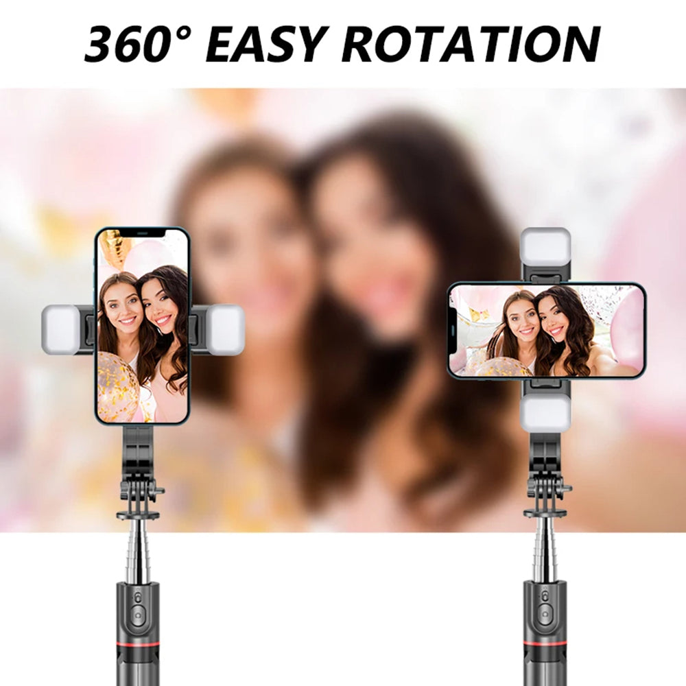 Selfie Stick Bluetooth Techsuit L13d, Univerzalan, Crn