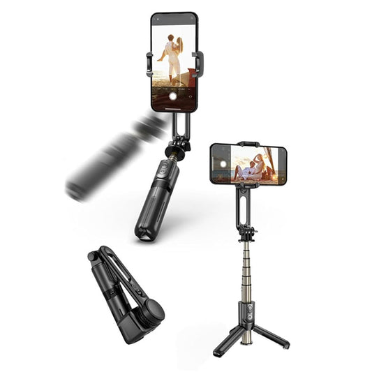 Selfie Stick Bluetooth Techsuit L18Mini, Univerzalan, Crn