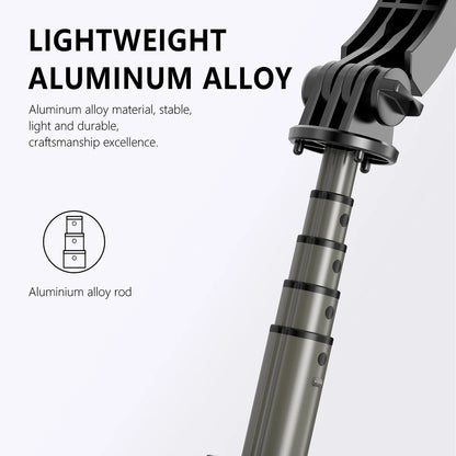 Selfie Stick Bluetooth Techsuit Q03s, Univerzalan, Crn