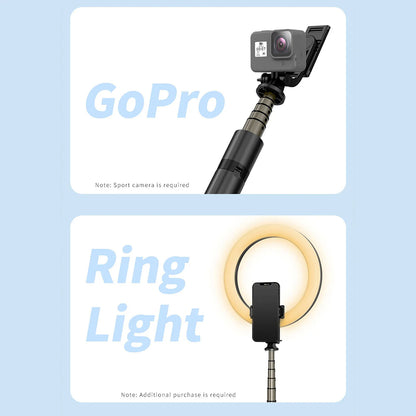 Selfie Stick Bluetooth Techsuit Q06, Univerzalan, Crn