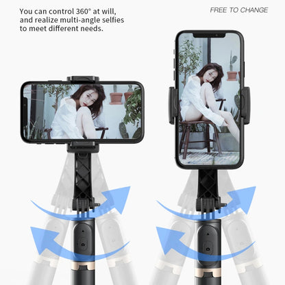 Selfie Stick Bluetooth Techsuit Q08, Univerzalan, Crn