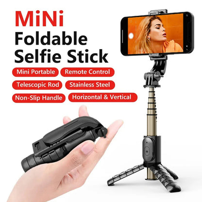 Selfie Stick Bluetooth Techsuit Q10, Univerzalan, Crn