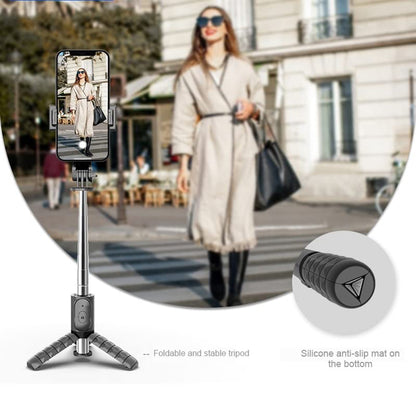 Selfie Stick Bluetooth Techsuit Q10, Univerzalan, Crn