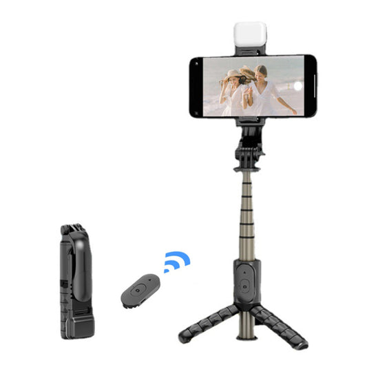 Selfie Stick Bluetooth Techsuit Q10s, Univerzalan, Crn