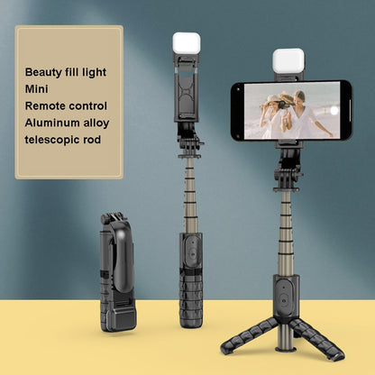 Selfie Stick Bluetooth Techsuit Q10s, Univerzalan, Crn