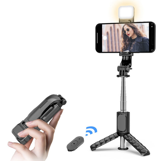 Selfie Stick Bluetooth Techsuit Q11s, Univerzalan, Crn