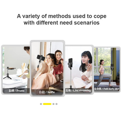 Selfie Stick Bluetooth Techsuit Q11s, Univerzalan, Crn