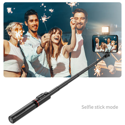 Selfie Stick Bluetooth Techsuit Q12S, Univerzalan, Crni