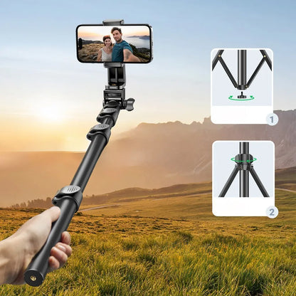 Selfie štap Bluetooth UGREEN LP680, Univerzalan, Crni