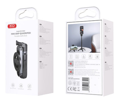 Selfie Stick Bluetooth XO Design SS22, Univerzalan, Crn
