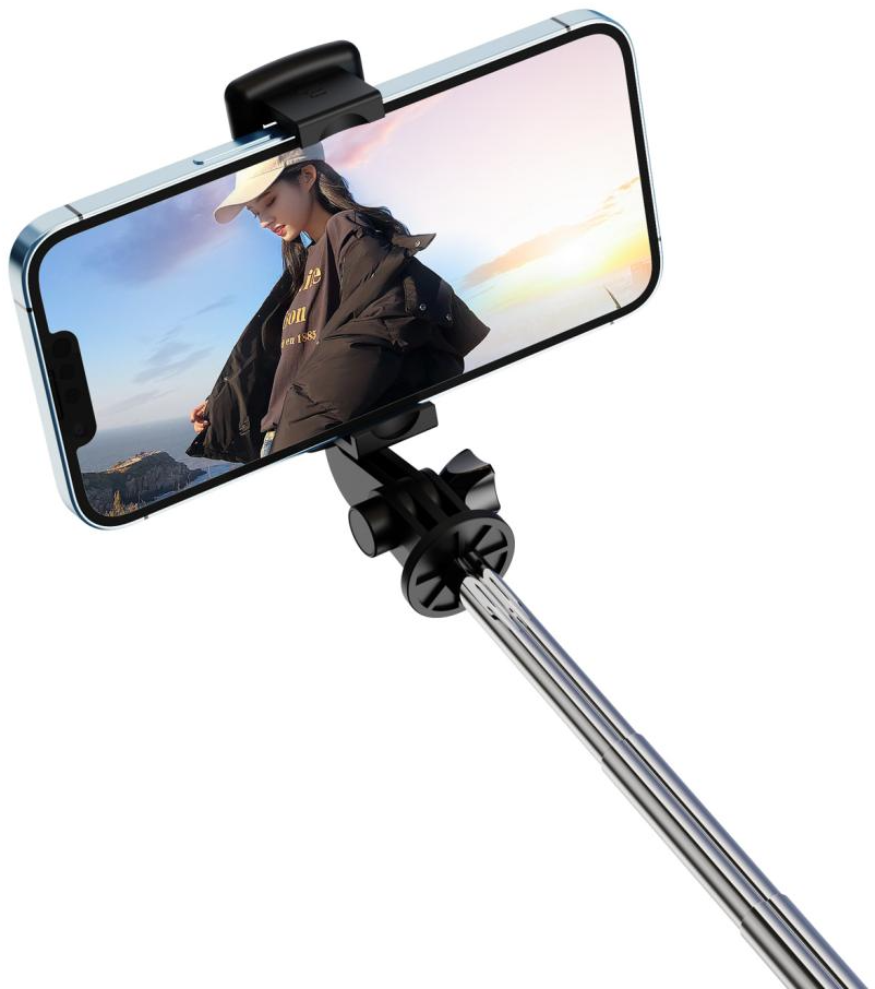 Selfie Stick Bluetooth XO Design SS09, Univerzalan, Crn