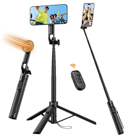 Selfi štap Bluetooth XO Design SS30, Univerzalni, Crni