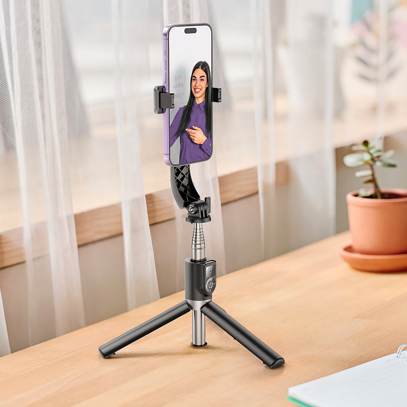 Selfie štap Bluetooth HOCO K20, univerzalan, crni