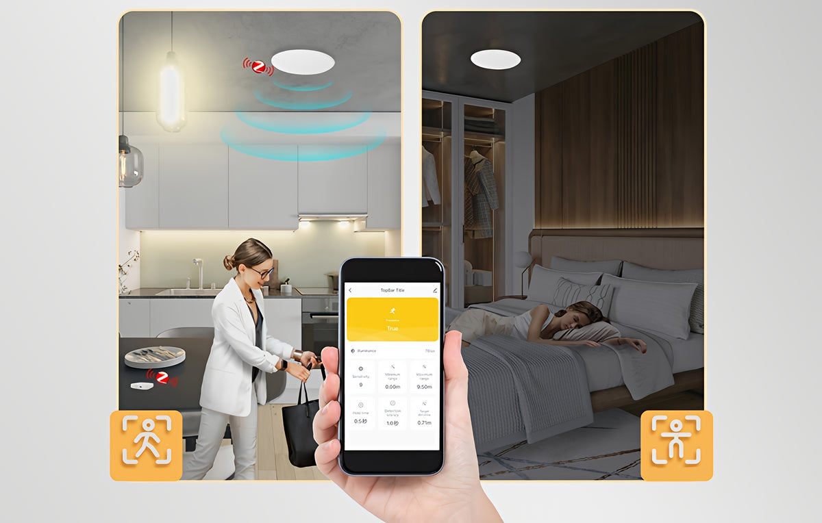 Senzor prisustva Moes ZSS-QY-HP, ZigBee