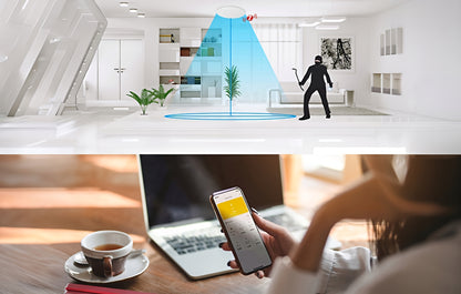 Senzor prisustva Moes ZSS-QY-HP, ZigBee