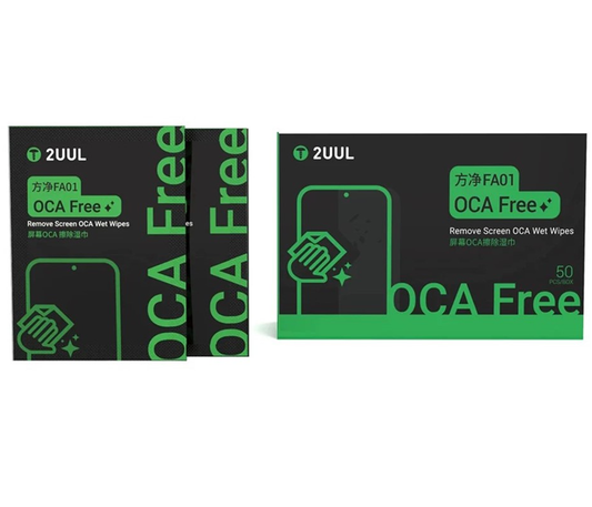Vlažne maramice za čišćenje 2UUL FA01 za uklanjanje OCA / LOCA lepka, Set od 50 komada