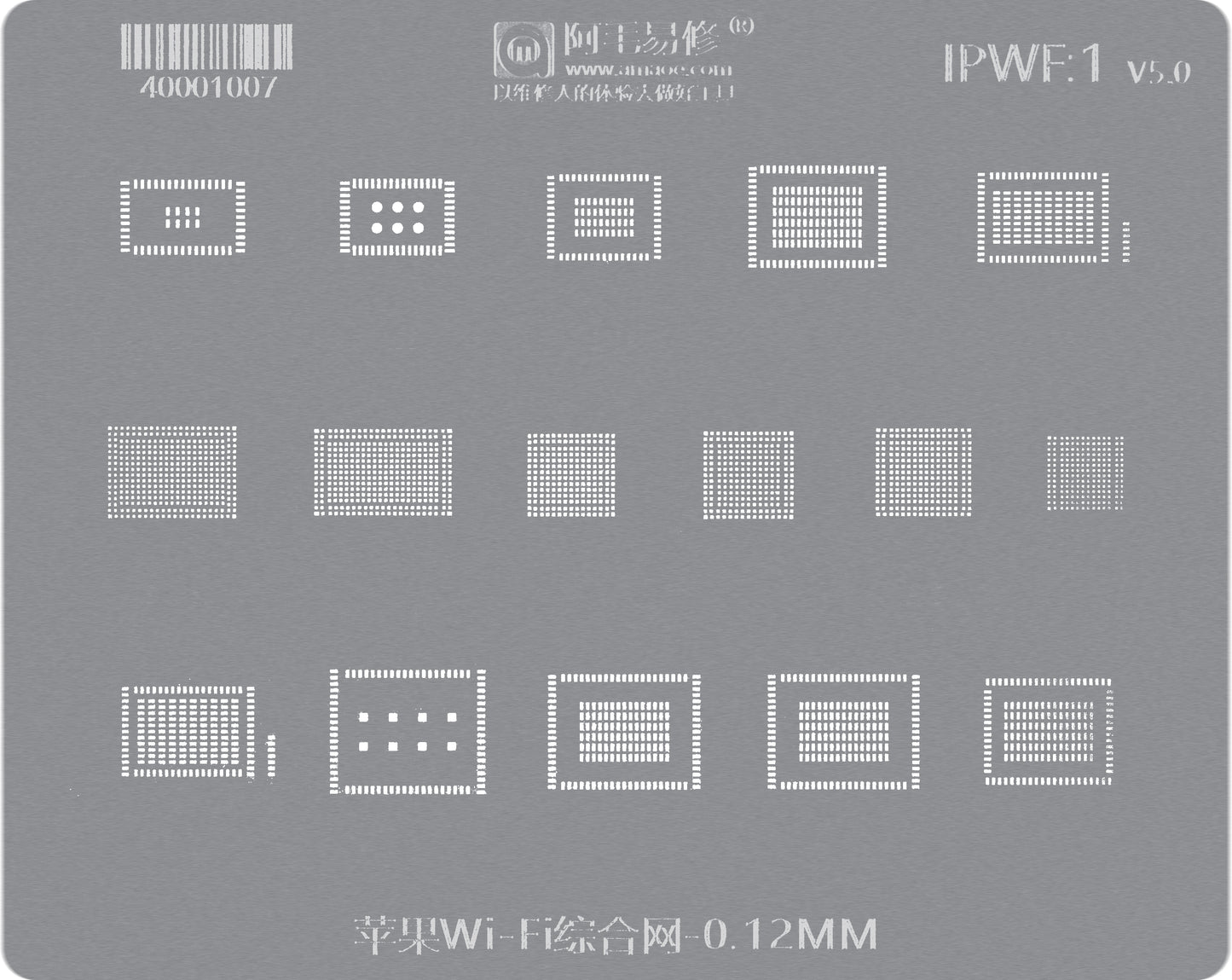 BGA šablon Amaoe za Apple iPhone seriju, Wifi IC