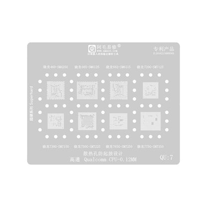 BGA šablon Amaoe za CPU Qualcomm QU1-8 Series