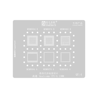 BGA šablon Amaoe za CPU Qualcomm QU1-8 Series