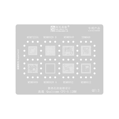 BGA šablon Amaoe za CPU Qualcomm QU1-8 Series