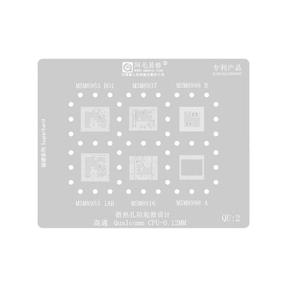 BGA šablon Amaoe za CPU Qualcomm QU1-8 Series