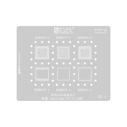 BGA šablon Amaoe za CPU Qualcomm QU1-8 Series