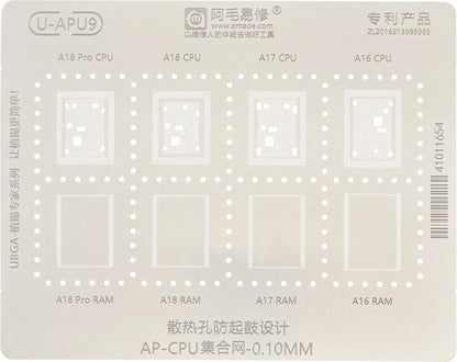 Sito BGA Amaoe U-APU9 za Apple iPhone 15 Pro Max