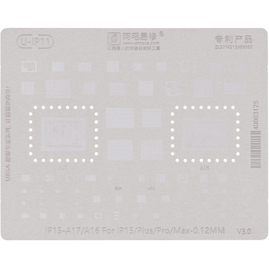 Sito BGA Amaoe U-IP11 za Apple iPhone 15 Series
