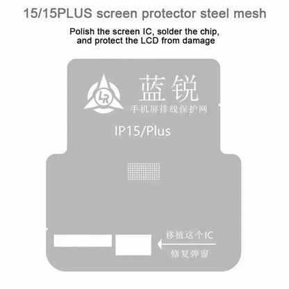 BGA Lanrui šablon za Apple iPhone 11 - 15 Series