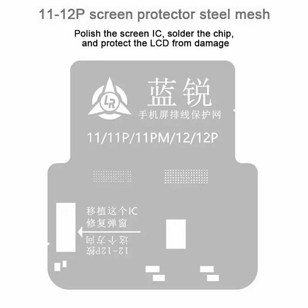 BGA Lanrui šablon za Apple iPhone 11 - 15 Series