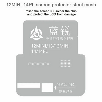 BGA Lanrui šablon za Apple iPhone 11 - 15 Series