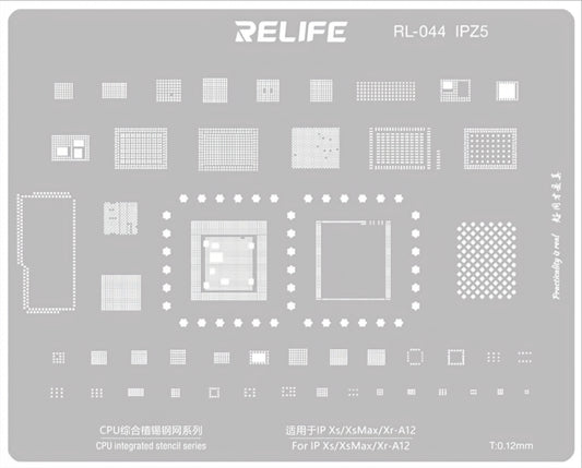 Sito BGA Relife RL-044 IPZ5 za Apple iPhone XS / XS Max / XR, CPU