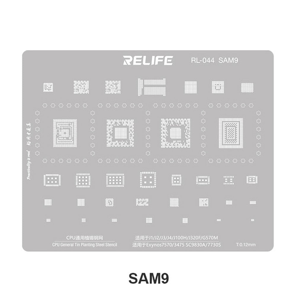 BGA šablon Relife RL-044 V2.0 za CPU Samsung Series