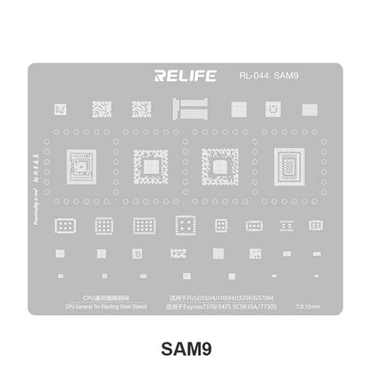 BGA šablon Relife RL-044 V2.0 za CPU Samsung Series