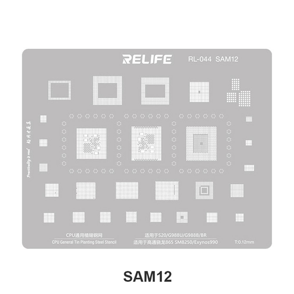 BGA šablon Relife RL-044 V2.0 za CPU Samsung Series