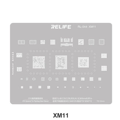 BGA šablon Relife RL-044 V2.0 za CPU Xiaomi serije