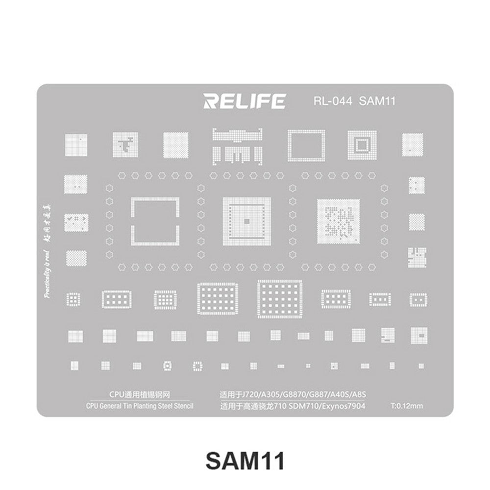BGA šablon Relife RL-044 V2.0 za CPU Samsung Series