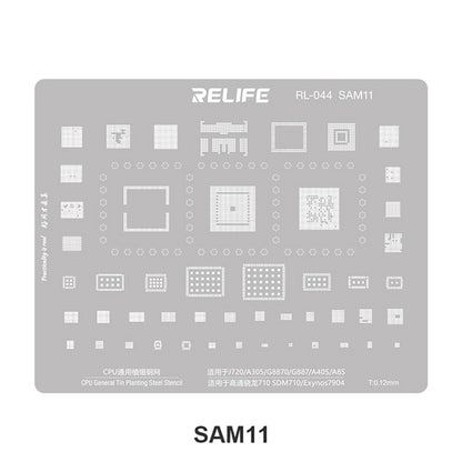 BGA šablon Relife RL-044 V2.0 za CPU Samsung Series