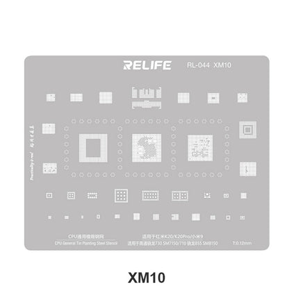 BGA šablon Relife RL-044 V2.0 za CPU Xiaomi serije