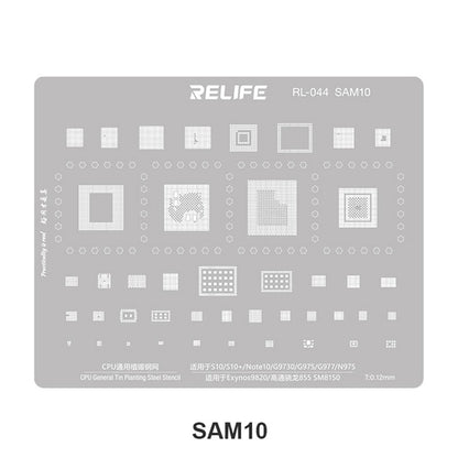 BGA šablon Relife RL-044 V2.0 za CPU Samsung Series
