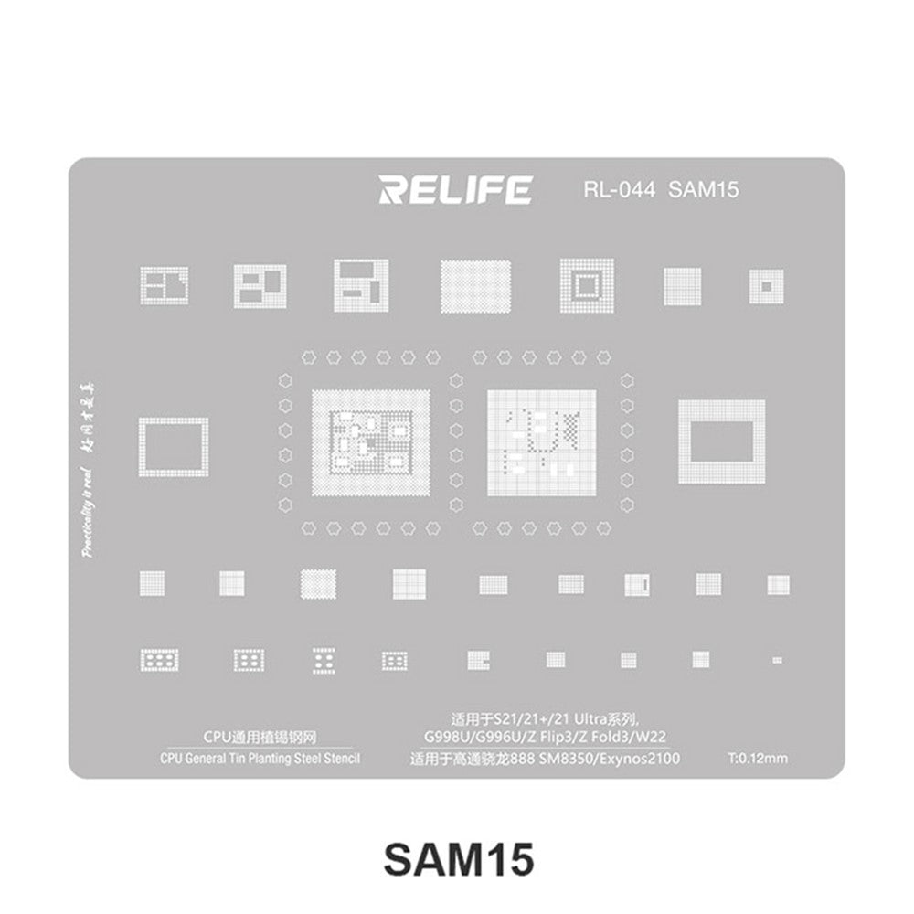 BGA šablon Relife RL-044 V2.0 za CPU Samsung Series
