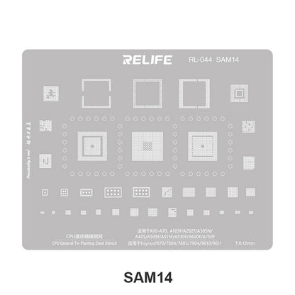 BGA šablon Relife RL-044 V2.0 za CPU Samsung Series