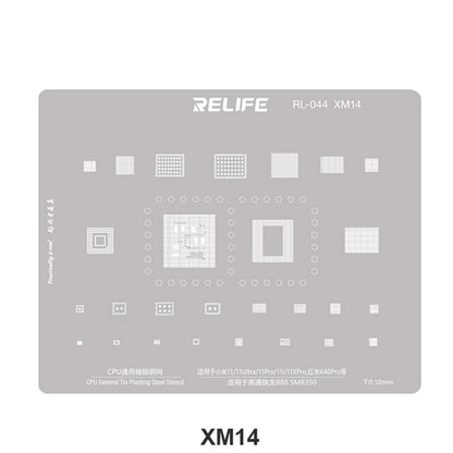 BGA šablon Relife RL-044 V2.0 za CPU Xiaomi serije