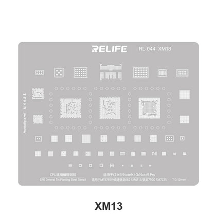 BGA šablon Relife RL-044 V2.0 za CPU Xiaomi serije