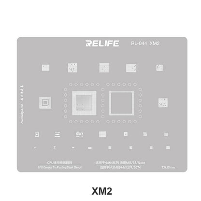 BGA šablon Relife RL-044 V2.0 za CPU Xiaomi serije